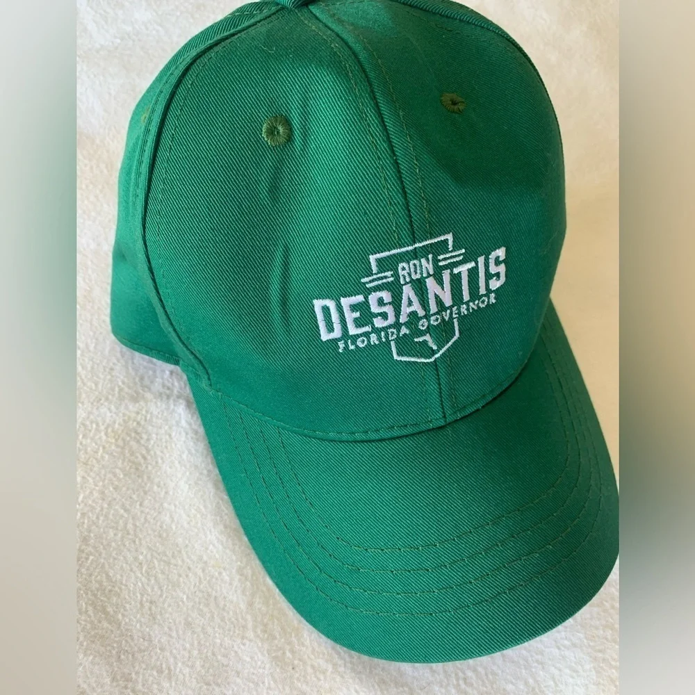 New Ron Desantis Keep Florida Free Trucker Hat White Snap Back Adjustable